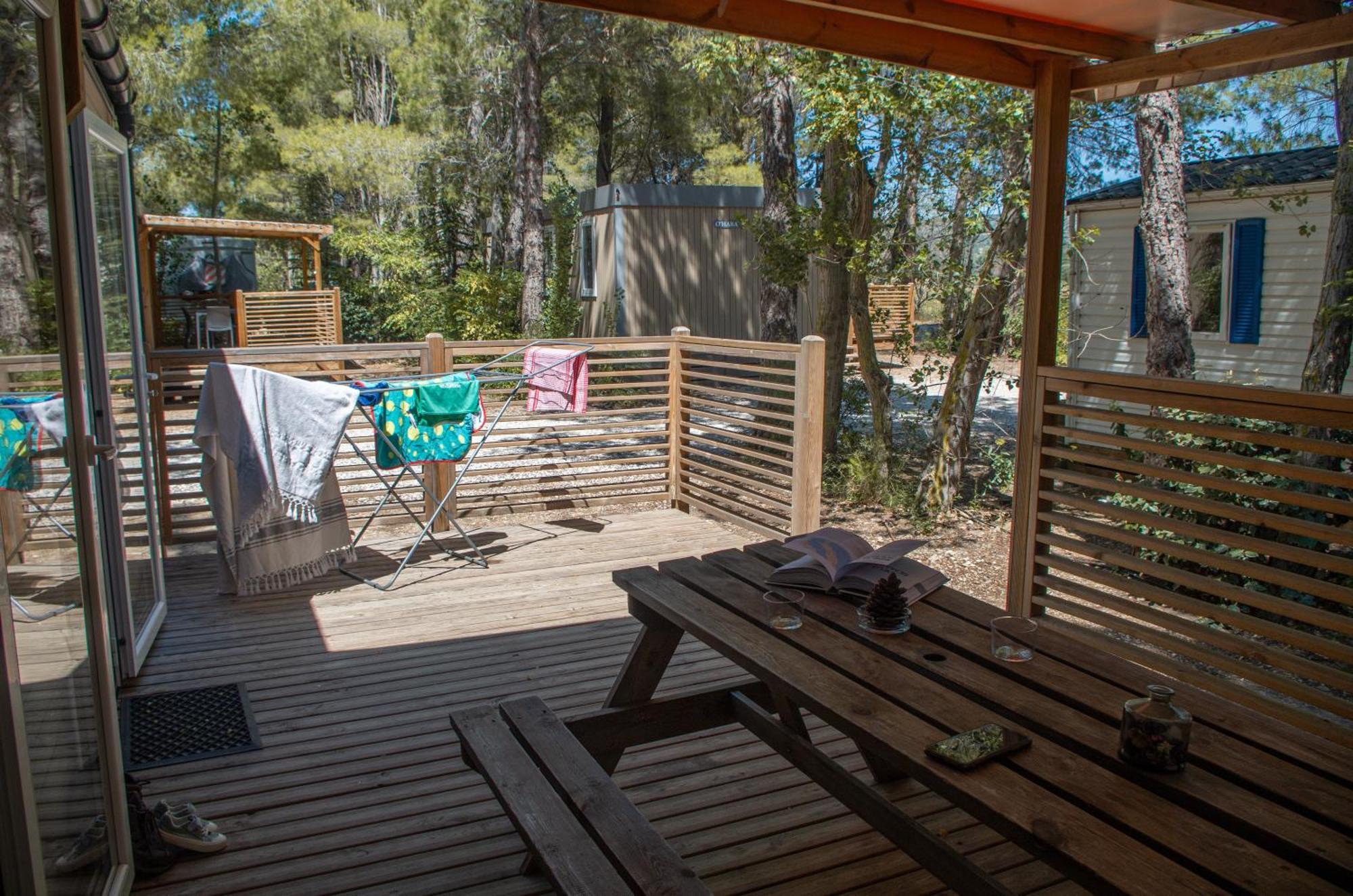 Camping La Peiriere Tuchan Buitenkant foto